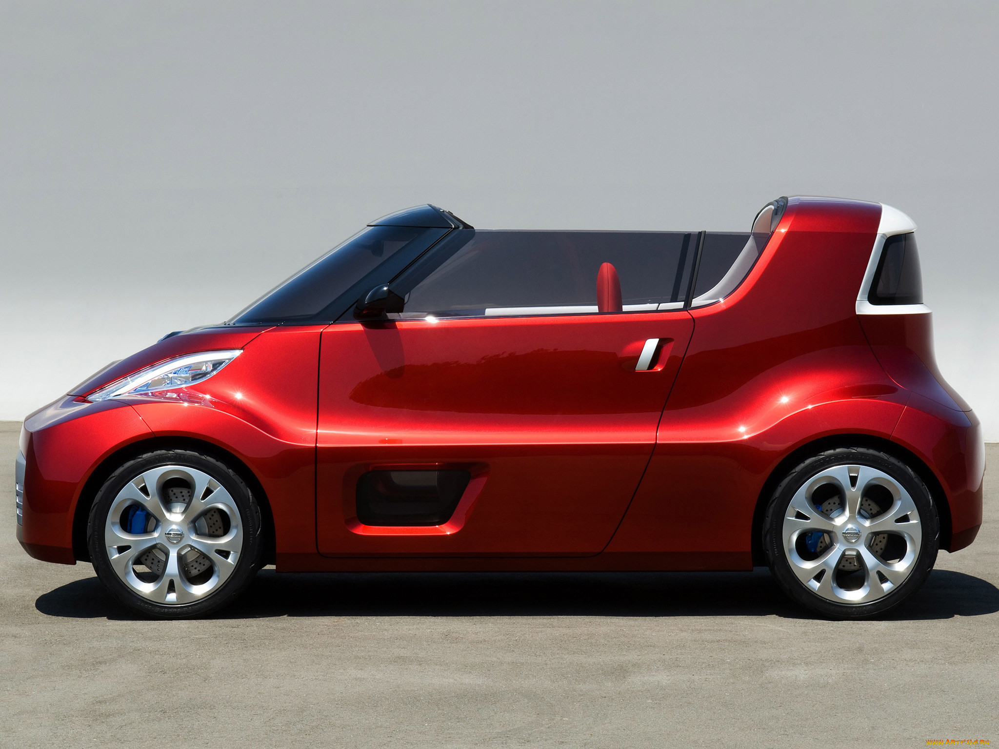 nissan round box concept 2007, , nissan, datsun, concept, box, round, 2007